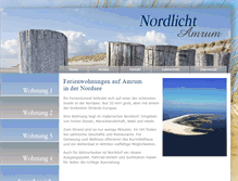 Tablet Screenshot of nordlicht-amrum.de